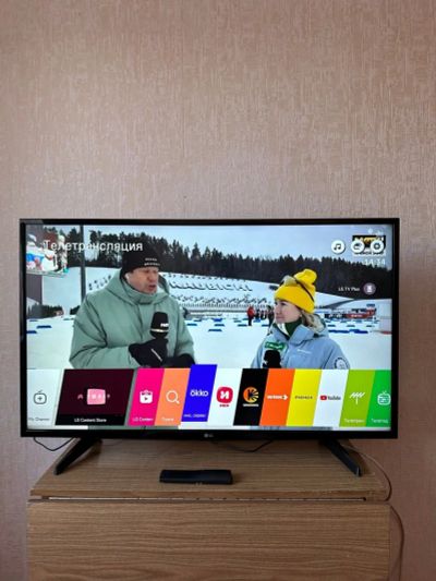 Лот: 21173230. Фото: 1. SmartTv 4K UltraHD Wi-Fi LG 43uh610v... Телевизоры