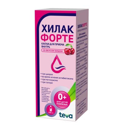 Лот: 23987302. Фото: 1. Хилак форте капли для приема внутрь... Лекарства