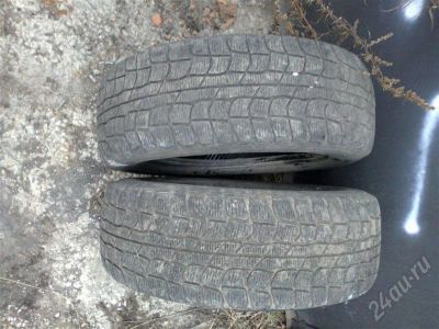Лот: 603545. Фото: 1. пара зимних колес Dunlop Studless... Шины