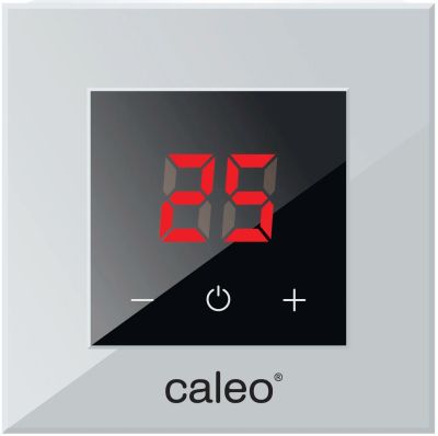 Лот: 17517282. Фото: 1. Терморегулятор Caleo Nova серебристый. Тёплый пол
