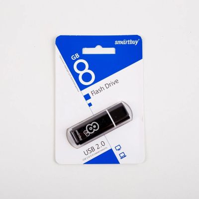 Лот: 17387149. Фото: 1. Flash USB 2.0 8Gb Smartbuy Glossy... USB-флеш карты