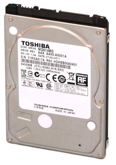 Лот: 12207229. Фото: 1. toshiba mq01abd032. Жёсткие диски (HDD)