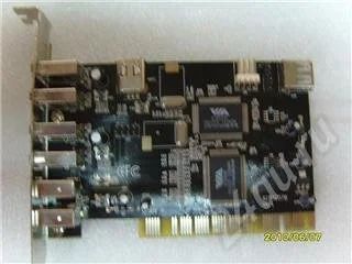 Лот: 388794. Фото: 1. PCI контроллер USB + 1394. Платы расширения, контроллеры, доп. порты