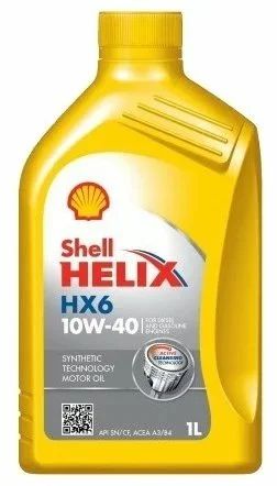 Лот: 16494744. Фото: 1. Масло Shell Helix НХ6 10/40 1л... Масла, жидкости