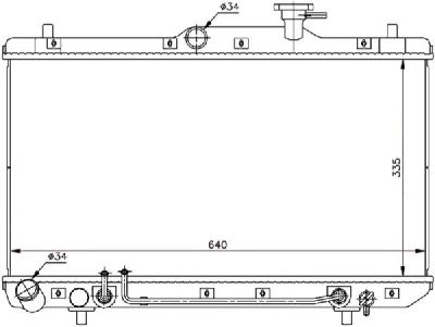 Лот: 3695231. Фото: 1. Радиатор hyundai accent (tagaz... Двигатель и элементы двигателя