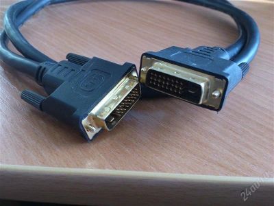 Лот: 2420430. Фото: 1. Кабель DVI-D to DVI-D длина 1... Шлейфы, кабели, переходники