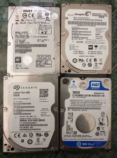 Лот: 19663618. Фото: 1. HDD 500GB 2.5". Жёсткие диски (HDD)