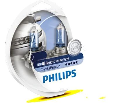 Лот: 8421109. Фото: 1. Лампа Philips H4 CrIstal vision... Оптика и освещение