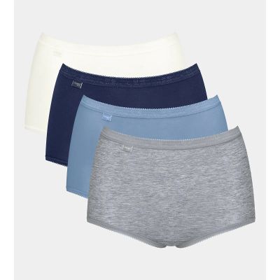 Лот: 24173090. Фото: 1. Комплект из 4 трусов-макси, Basic... Нижнее бельё