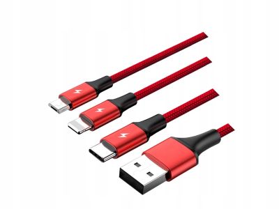 Лот: 20333666. Фото: 1. Кабель USB - Type-C (1 метр, 3... Дата-кабели, переходники