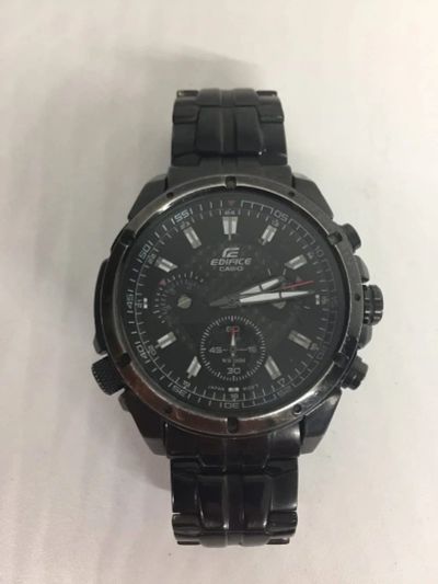 Лот: 15581510. Фото: 1. Часы Casio Edifice EF-535BK-1A. Оригинальные наручные часы
