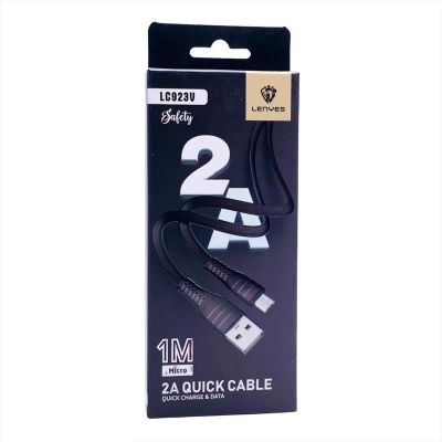 Лот: 22147741. Фото: 1. КАБЕЛЬ LENYES microUSB LC923V... Дата-кабели, переходники