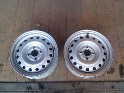 Лот: 6350013. Фото: 1. Штамповка R14 - 4x100 - пара. Диски