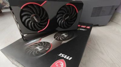 Лот: 21034306. Фото: 1. Видеокарта msi rx5500 xt 8g. Видеокарты