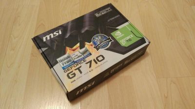 Лот: 10592309. Фото: 1. MSI GeForce GT 710 Silent LP... Видеокарты