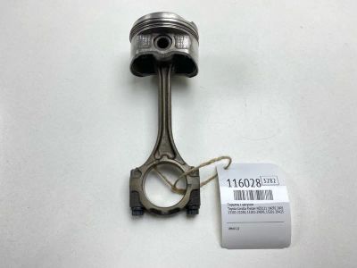 Лот: 25547280. Фото: 1. Поршень с шатуном Toyota Corolla... Двигатель и элементы двигателя