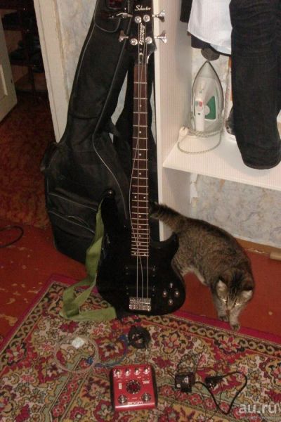 Лот: 10064857. Фото: 1. Бас-гитара Schecter OMEN-4 + zoom... Гитары