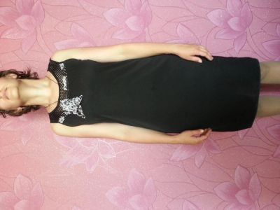 Лот: 4783013. Фото: 1. Платье черное. Платья