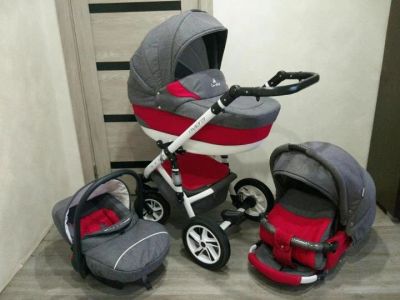 Лот: 15676489. Фото: 1. Коляска 3 в 1 Caretto. Коляски