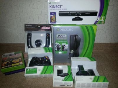 Лот: 3163120. Фото: 1. Продам Xbox 360 250Gb+ Kinect... Игровые приставки, консоли