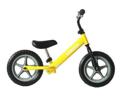 Лот: 11354662. Фото: 1. Беговел 12" желтый. Новый. Доставка... Красноярск