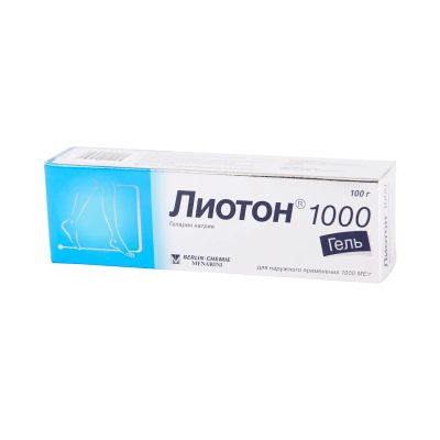 Лот: 23984854. Фото: 1. Лиотон 1000 гель 100г. Лекарства