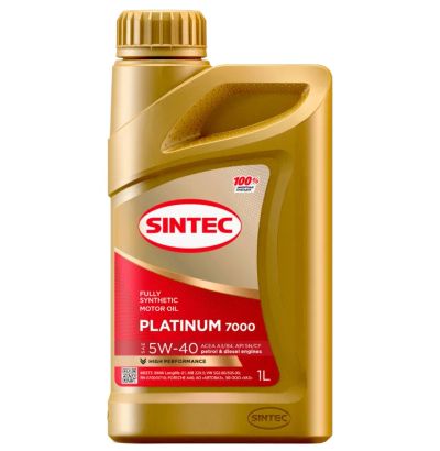 Лот: 25808126. Фото: 1. Масло моторное Sintec Платинум... Масла, жидкости