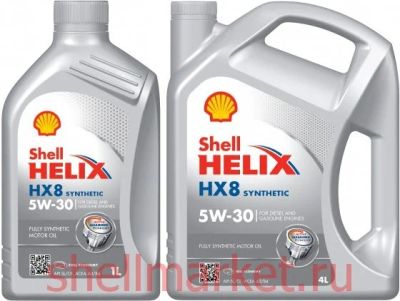 Лот: 3635791. Фото: 1. Моторное масло Shell Helix HX8... Масла, жидкости