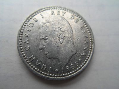 Лот: 7305990. Фото: 1. Испания 1 песета 1986. Европа