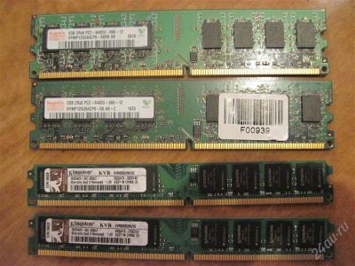 Лот: 2357945. Фото: 1. Kingston 2*2Gb DDR-II PC2-6400... Оперативная память
