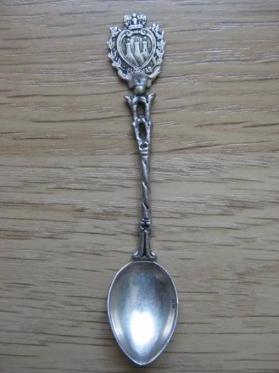 Лот: 6057138. Фото: 1. Ложка ложечка сувенир серебро... Другое (коллекционирование, моделизм)