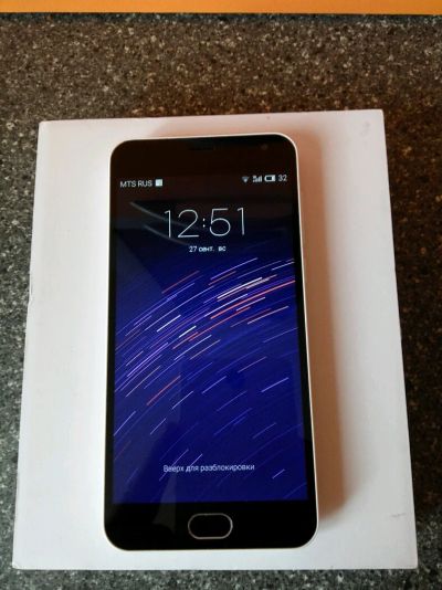 Лот: 6170824. Фото: 1. Meizu M2 mini 16Гб, белый (модель... Смартфоны