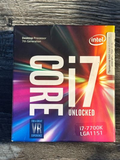 Лот: 20556221. Фото: 1. Процессор Intel Core i7-7700k... Процессоры
