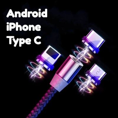 Лот: 14651411. Фото: 1. Магнитный провод кабель Android... Зарядные устройства, блоки питания, адаптеры сетевые для смартфонов