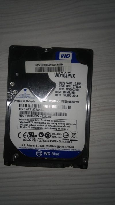 Лот: 7923414. Фото: 1. жесткий диск для ноута 1000 гиг. Жёсткие диски (HDD)