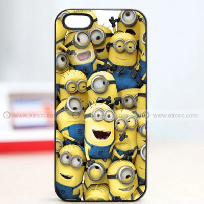 Лот: 3274336. Фото: 1. Пластиковый Чехол iPhone 5 Миньон... Чехлы, бамперы