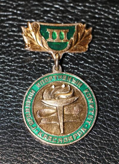Лот: 4007988. Фото: 1. Знак на подвеске. Городской спортивный... Юбилейные