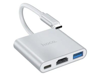 Лот: 19961284. Фото: 1. HUB Type-C (1-USB 3.0, HDMI, Type-C... USB хабы
