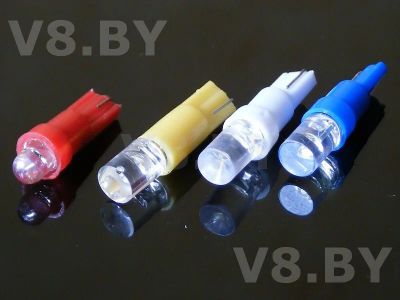 Лот: 3661923. Фото: 1. Лампочка Светодиодная t5 синяя... Детали тюнинга