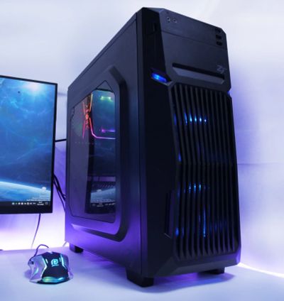 Лот: 17030130. Фото: 1. Мощный игровой ПК Ryzen 5 2500x... Компьютеры в сборе