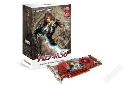 Лот: 312685. Фото: 1. PowerColor HD4850 512MB GDDR3. Видеокарты