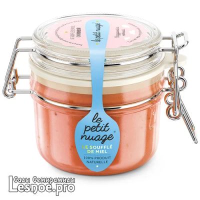 Лот: 9073064. Фото: 1. Мёд-суфле с клюквой, 215 г. Мёд, продукты пчеловодства