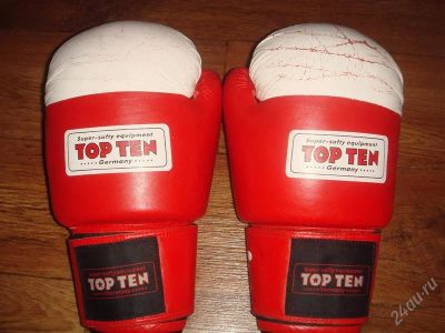Лот: 2710619. Фото: 1. Перчатки боксерские TOP TEN. Одежда для боевых искусств