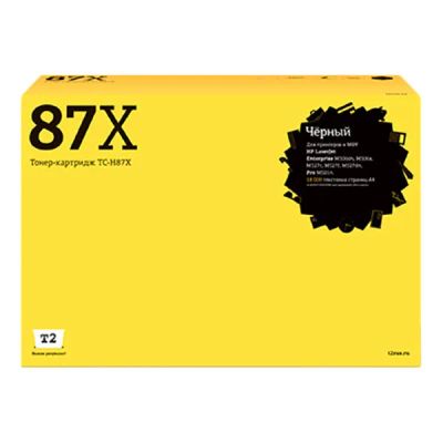 Лот: 25078261. Фото: 1. Картридж T2 TC-H87X/HP 87X. Картриджи, расходные материалы