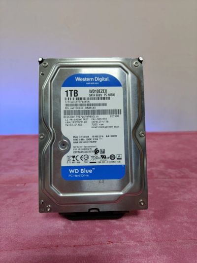 Лот: 24640170. Фото: 1. HDD 1 Tb/WD Blue/SATA3/3,5"/Время... Жёсткие диски (HDD)