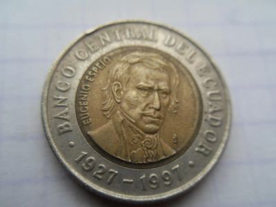 Лот: 8480876. Фото: 1. Эквадор 1000 сукре 1997 70 лет... Америка