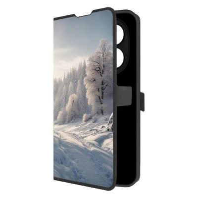 Лот: 25086613. Фото: 1. Чехол Krutoff Eco Book "Снег... Чехлы, бамперы