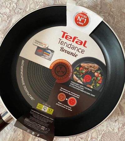 Лот: 19251984. Фото: 1. Сковорода tefal tendance brownie. Сковороды и сотейники