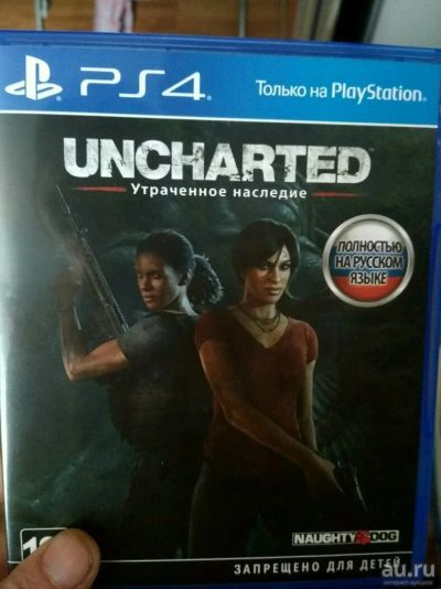 Лот: 10679039. Фото: 1. Диск PS4 Uncharted Утраченное... Игры для консолей