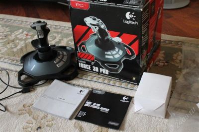 Лот: 1694364. Фото: 1. джойстик logitech force 3d pro. Рули, джойстики